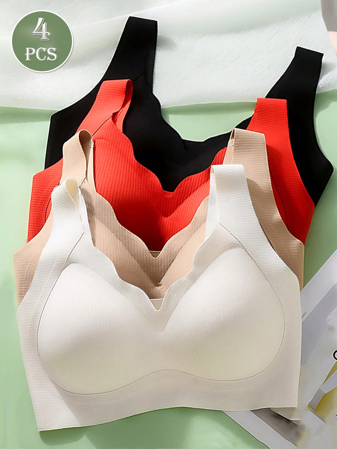 4 adet kadın dikişsiz Push Up  - Mastectomy Bra Pocket incelemesi ve fiyatı